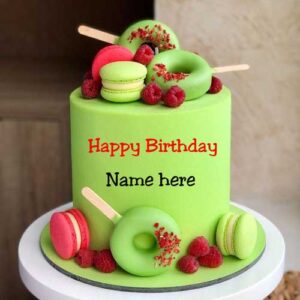 Beautiful birthday cakes with names and photo
