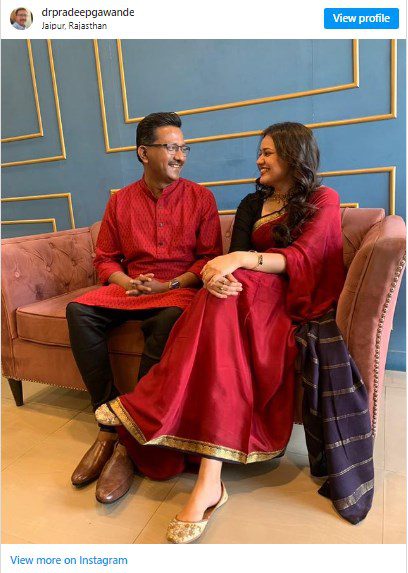 tina dabi husband pradeep gawande