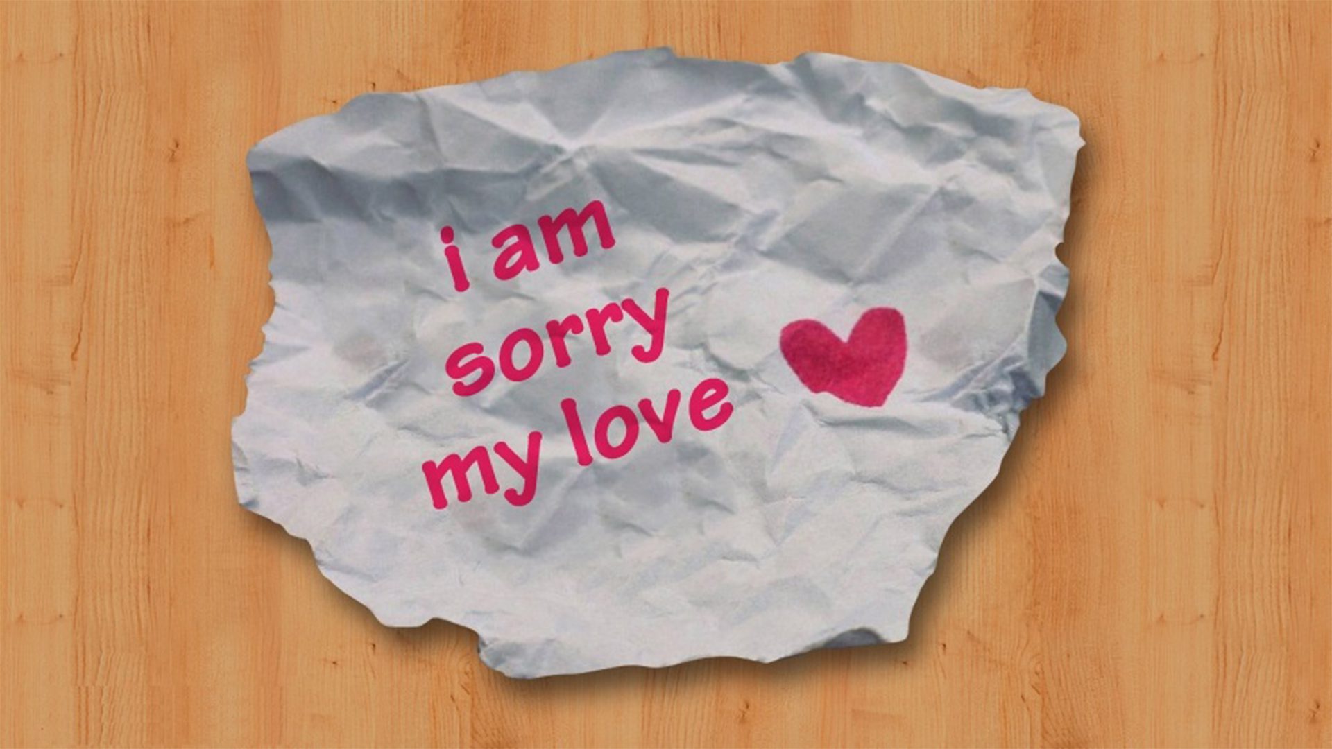 sorry love image