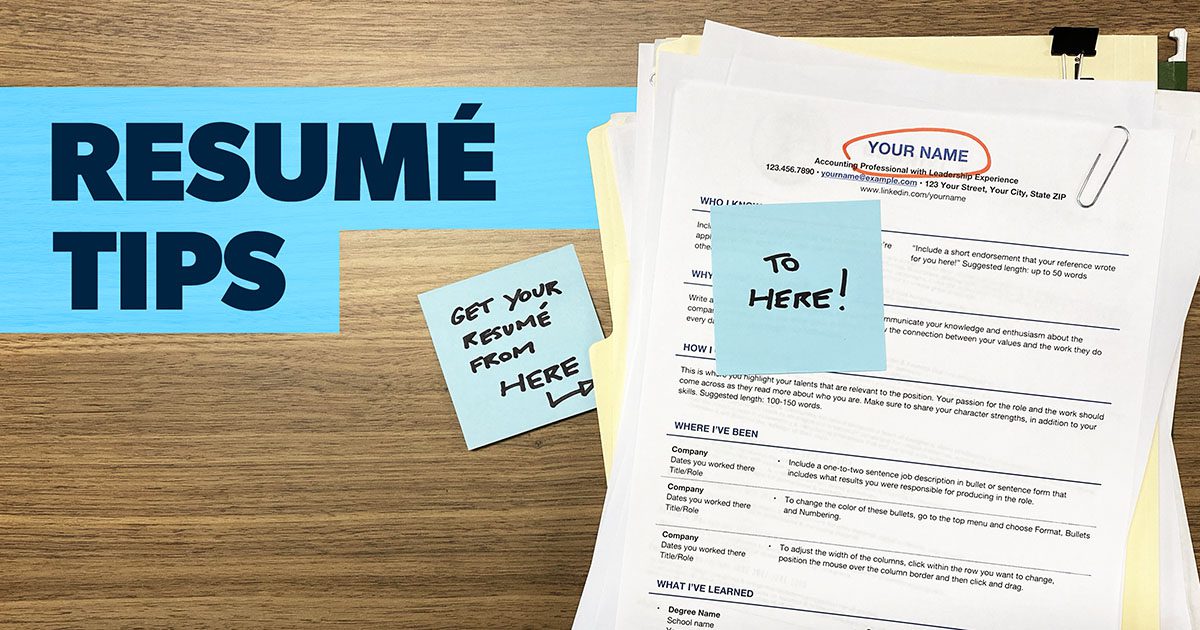 how to make the resume for freshers