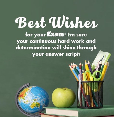wishes for exam success for students