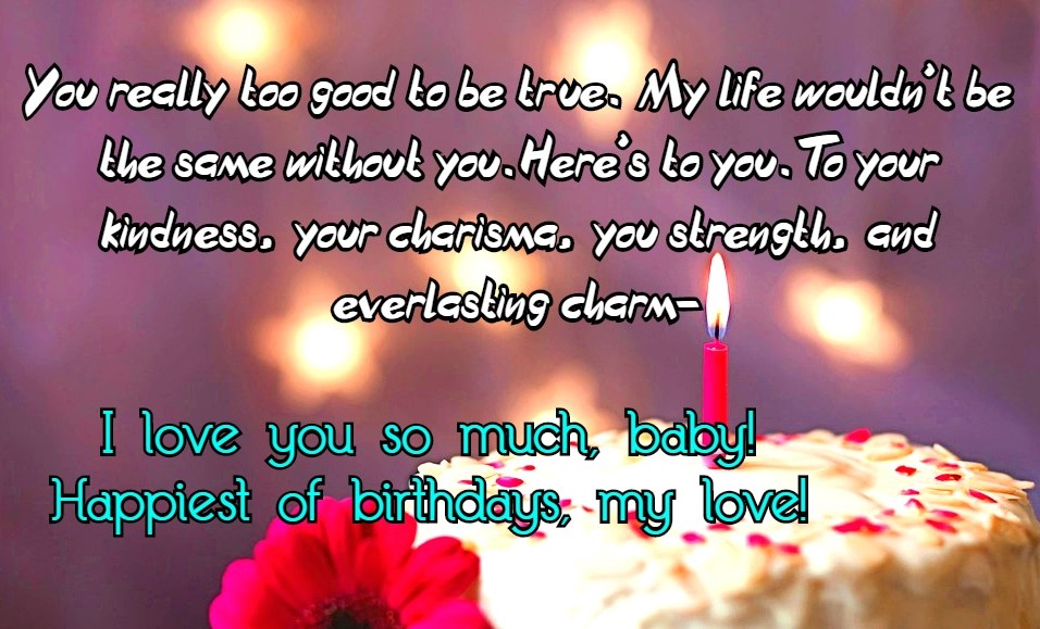 birthday wishes husband romantic