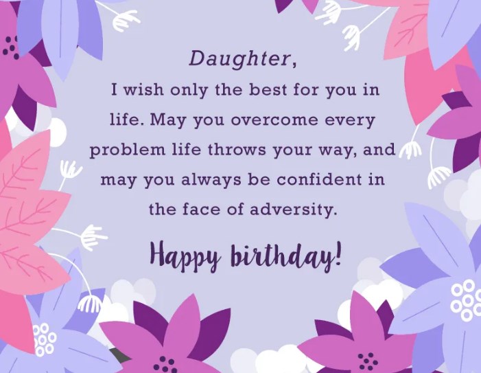 happy birthday to daughter wishes