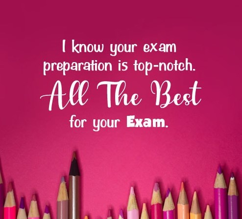 exam wishing quotes