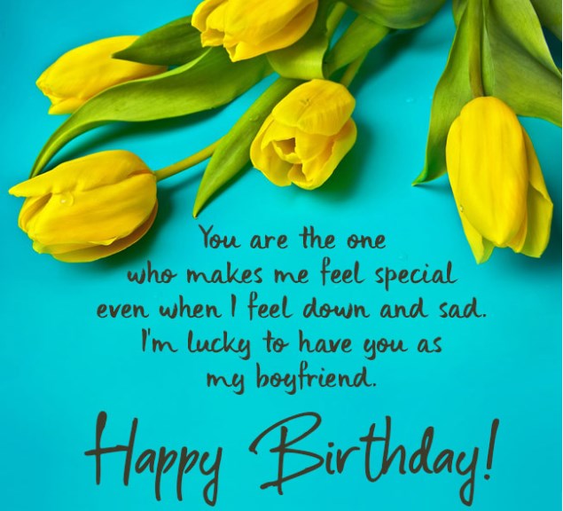 Short And Long Romantic Birthday Quotes on Boyfriend Birthday