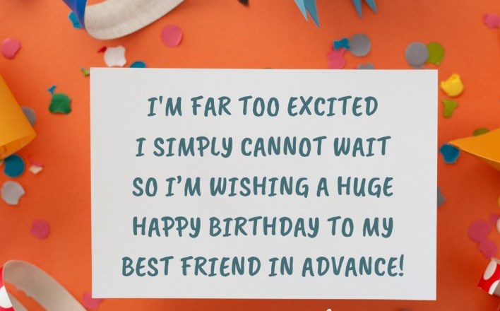 birthday wishes advance