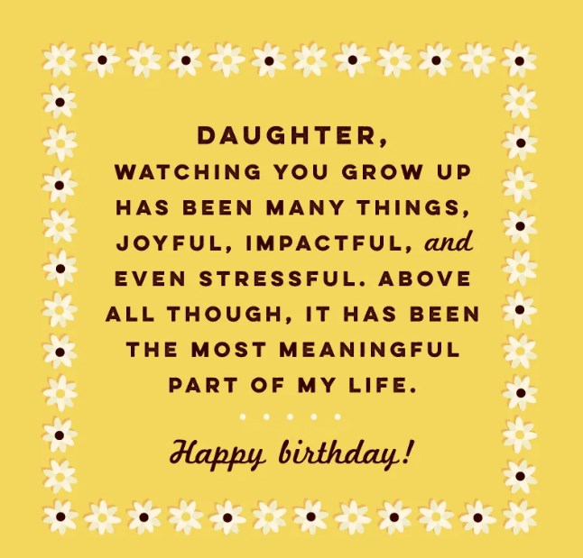 happy birthday wishes for daughter