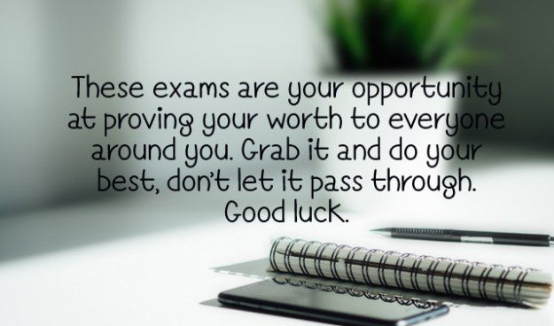 exam wish quote