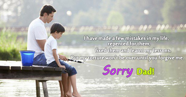 sorry dad quotes