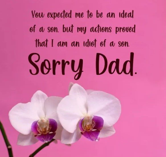 sorry daddy quotes
