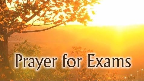 exam prayer for students