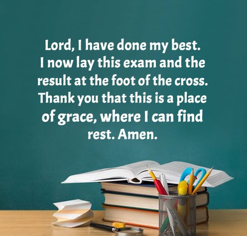 exam prayer for students