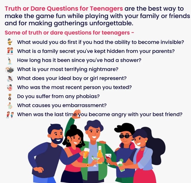 200+ Best Truth or Dare Questions for Teenagers | Meme and Chill