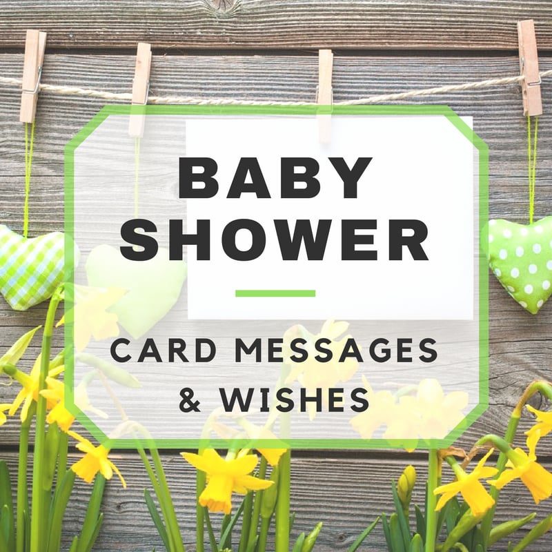 baby shower wishes for baby