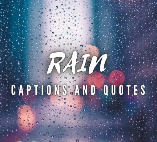 rain captions for instagram